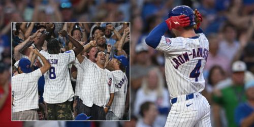 Chicago sports stars witness PCA's latest heroic moment at Wrigley