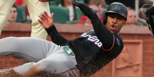 Small-ball Marlins strike again as scorching month continues