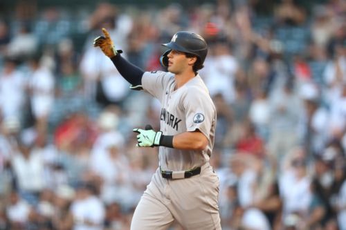 Spencer Jones continues to impress for Yankees in late-night win over Angels