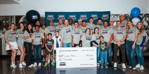 Yankees' HOPE Week initiative receives prestigious MLB honor