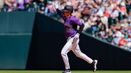 The Rockies prevented a sweep by following the Phillies' example