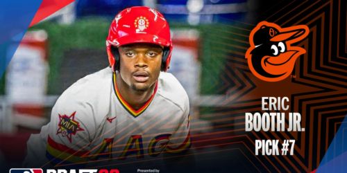 Orioles select outfielder Eric Booth Jr. with No. 7 overall pick