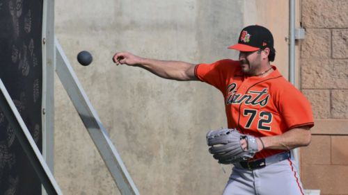 Young SF Giants pitcher shows off velocity spike in 2026 Cactus League debut