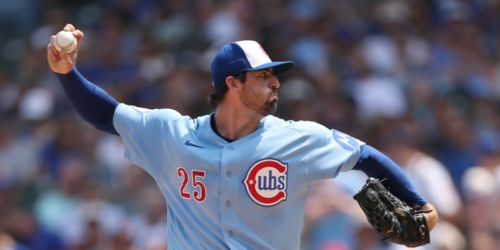 Holmes takes perfect game into sixth as Cubs get glimpse of new-look rotation
