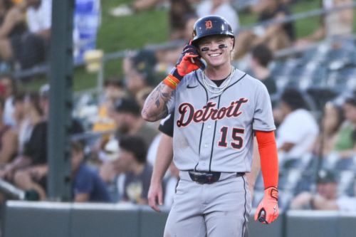 Max Clark makes quite a splash in his major-league debut