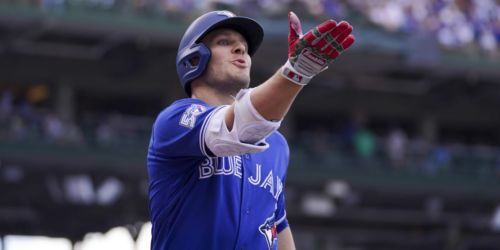 Varsho wastes no time showing Toronto what it was missing