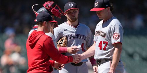 Despite another solid Griffin start, Nationals give up 8-run lead against Giants