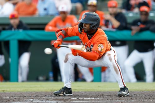 Enrique Bradfield Jr. remains a speedy defender with questions at the dish