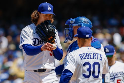Excellent starting pitching & 2-way rule staved off Dodgers roster moves so far