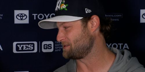 Cole puts on game face, pitches scoreless frame in return from Tommy John