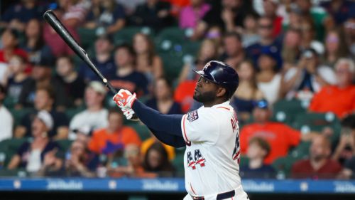 Yordan Alvarez’s MVP push with Astros is facing surprising competition from a rookie