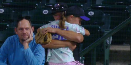 Young fan snags foul ball, celebrates in most heartwarming way possible