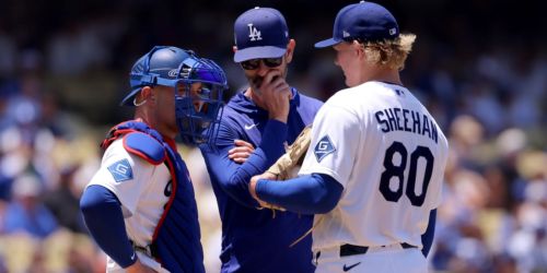 Dodgers' normally reliable pitching turns to liability in lopsided loss to Angels