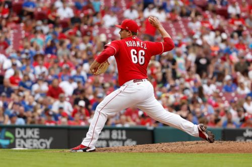 Former Red Joel Kuhnel is the Brewers latest pitching machine