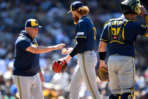May’s flowers wilted by bullpen in Brewers 4-3 loss