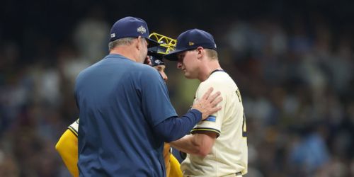 Priester's wrist discomfort persists; Opening Day status in question