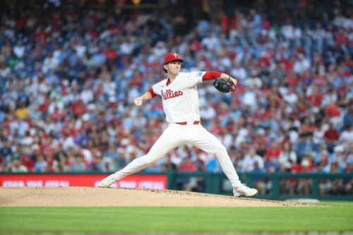 Why did Phillies starter Andrew Painter exit game after four innings?