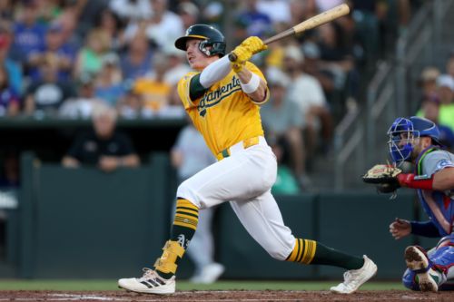 Late Blast Lifts Rangers Over Athletics