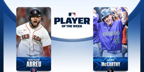 Abreu starts August red-hot with AL Player of Week honors