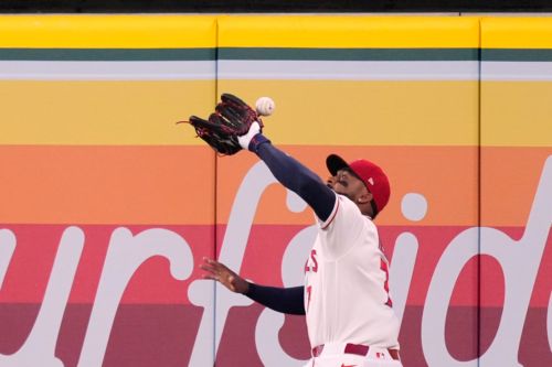 Rockies' TJ Rumfield hits home run off Jo Adell's head in wild botched catch in win over Angels