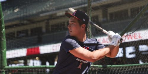 'We'd sit right above here': Angels' top pick has plenty of experience with home ballpark