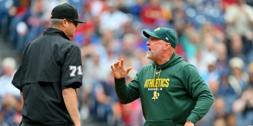 Perkins deals again, despite lone run leading to Kotsay's ejection on judgment call