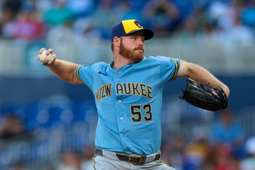 Woodruff, Turang lead Brewers to 5-2 win over Marlins