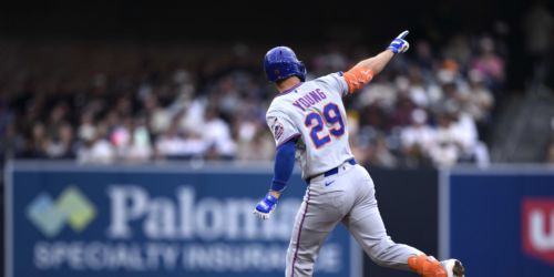 Young homers again -- 3 in 6 games! -- as Mets shut out scuffling Padres
