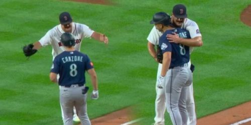 Tolle records the out, hugs Canzone for good measure