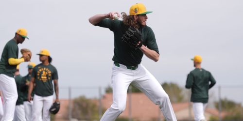 Barlow stepping into veteran leadership role for young A's team
