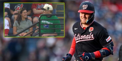 Dressed for Bazzana, Guardians fan gets souvenir from different Aussie