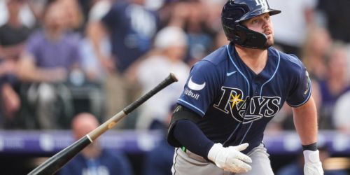 Hicks' historic slam helps Rays survive Peralta's shaky debut