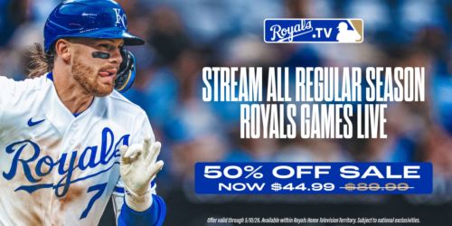 Act now, Royals.TV is 50% off for a limited time