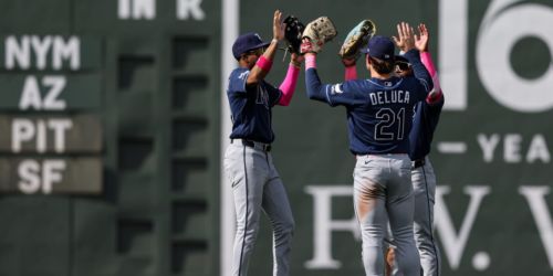 How Dickerson and the Rays revamped their outfield defense this year