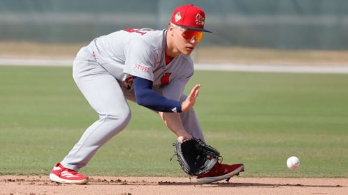 Kolten Wong gives JJ Wetherholt his stamp of approval after visiting Cardinals camp