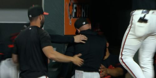 O's manager Albernaz OK after getting hit in head by foul ball in dugout