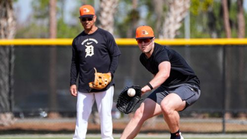 Jace Jung's new position at Tigers spring training leaves fans scratching their heads