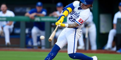 Jensen celebrates 'MLB birthday' with multihomer game