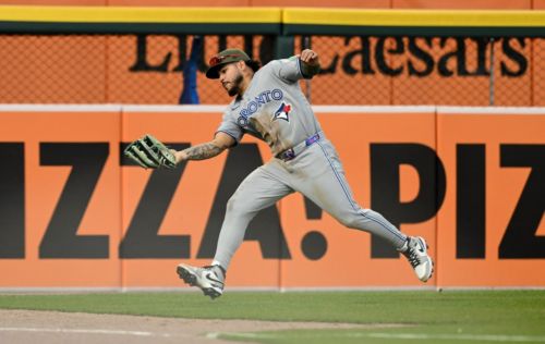 Yohendrick Piñango is making his case to stay with the Blue Jays