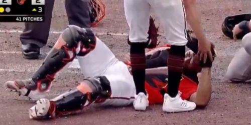 Basallo's exit 'precautionary' as O's top prospect leaves with side discomfort