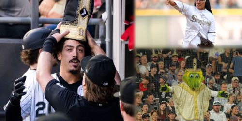 O holy night! White Sox give Pope Hats to sellout crowd, celebrate HRs with their own