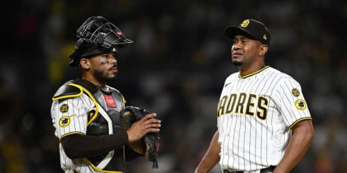 With key pieces unavailable, Padres' loaded bullpen falters in loss