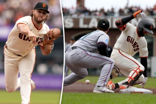 Giants get late heroics again to beat Marlins, win third straight series