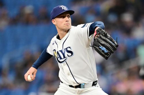 Offense stifled as Rays drop opener: Rays 1, Rangers 4
