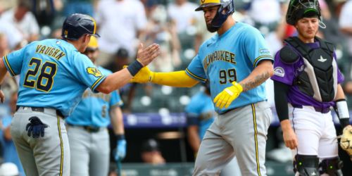 Brewers blitz Rockies for sweep, reach 40 wins at fastest clip in club history