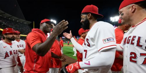 Adell finds father figure in former Angels great Hunter