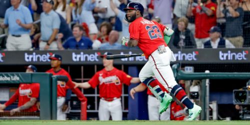 After late scratch, Harris' pinch-hit double makes the difference in Braves' win