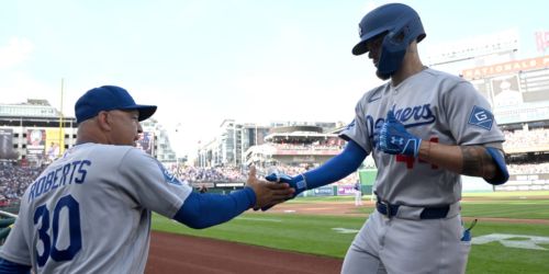 This Dodger has more hits than whiffs -- and he's homered on back-to-back days!