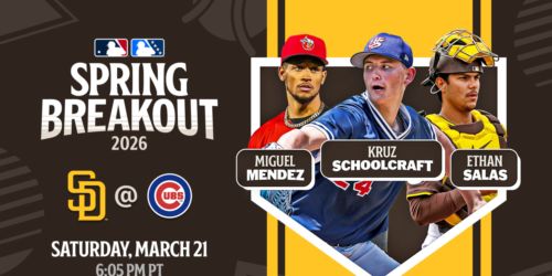 Here's the Padres' roster for their Spring Breakout game (Sat., 6 p.m. PT)