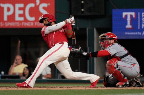 64-65 – Rangers wait until the last moment to beat Angels 2-1 in 10